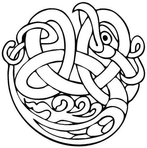 Image vectorielle de nœuds celtiques